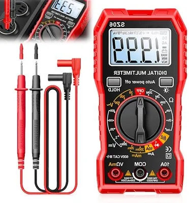 Produktbild von Digitale Multimeter 600V mit Spannungsfinder und Klappstativ