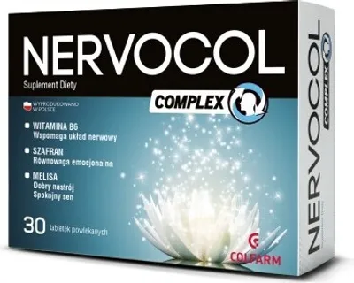 Produktbild von Colfarm Nervocol Complex 30 Tabletten. Zur Entspannung