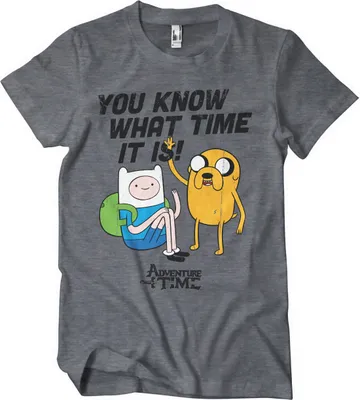 Produktbild von It's Adventure Time T-Shirt - X-Large - DarkHeather