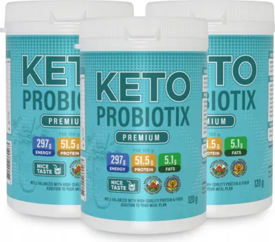 Produktbild von 3X Keto Probiotix Probiotic - Nahrungsergänzungsmittel 120G