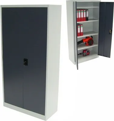 Image de Armoire à dossiers Armoire d'atelier Armoire de bureau Armoire métallique Vestiaire 57012