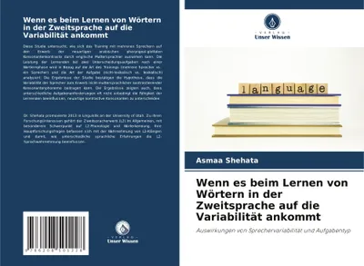 Produktbild von Wenn es beim Lernen von Wörtern in der Zweitsprache auf die Variabilität ankommt