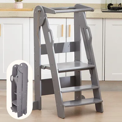Produktbild von Faltbarer Montessori Tritthocker für Kinder 2-6 Jahre