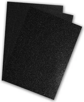 Produktbild von Poli-Tape - Poli-Flex Pearl Glitter - 458 Black - Din A4