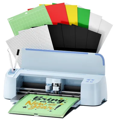 A3-Schneideplotter, 287 mm/s, <0,2 mm Präzision, für Vinyl, HTV, Karton, blau