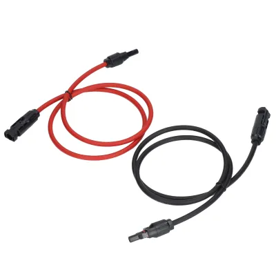Image de Câble d'extension solaire,Câble d'extension pour panneau solaire,Câble d'extension pour panneau solaire,Câble d'extension solaire avec connecteur femelle et mâle,Câble d'extension solaire 10AWG,Câble d'extension pour panneau solaire 10AWG