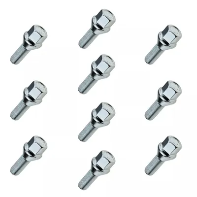 Zdjęcie produktu dla 10x śruba koła, M12x1.25, długość gwintu: 26 mm, kołnierz stożkowy, SW17