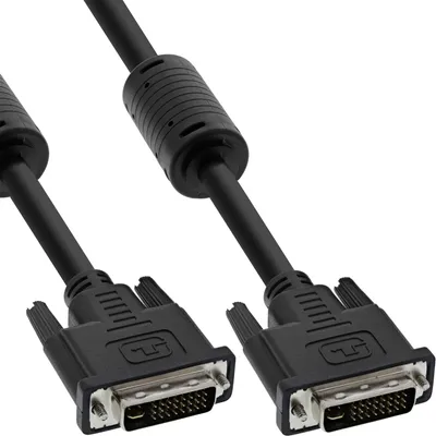 Immagine prodotto di InLine® 17791 Cavo DVI-I, digitale/analogico, 24+5 maschio/maschio, doppio collegamento, 1,8 m