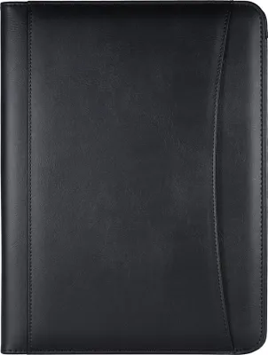 Obrázok produktu pre Multifunkčné obchodné portfólio Padfolio Folder Document Case Organizer A4 Imitácia kože s držiakom vizitiek Memo Note Pad