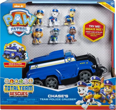 Obrázek produktu pro PAW Patrol PAW VHC Team Rescue Chase UPCX GML, 3 rok/roky, Plast, Vícebarevný