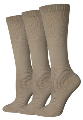 Image de A. Collants de contention pour femmes, longueur genou, non médicaux, pour la prévention de la thrombose