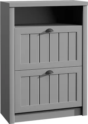 Image de Schuhschrank Fach Kommode Holz Massive Möbel Schuhregal Regal Garderobe
