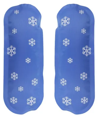 Produktbild von 2 Kühlakkus aus Vliesstoff - Wiederverwendbare Gelpacks für Insulin-Kühltasche - CP087987