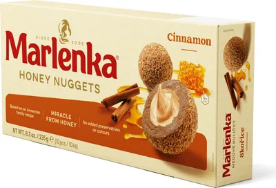 Produktbild von MARLENKA® Zimt-Honigkugeln (Großpackungen 12 x 235g)