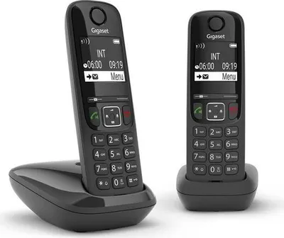 Zdjęcie produktu dla Gigaset As690R Telefony 2 sztuki Czarny