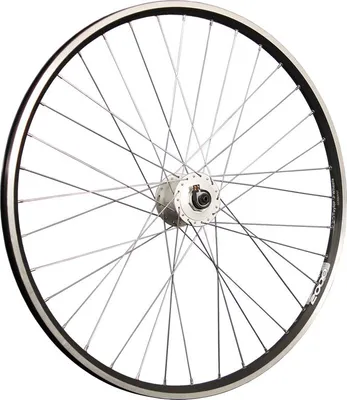 Produktbild von 28 Zoll Vorderrad Zac2000 Hohlkammerfelge geöst Shimano Nabendynamo DH-C3000 schwarz