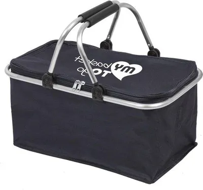 Immagine prodotto di Borsa della spesa leggera e portatile con comoda maniglia – leggera e resistente – capienza di circa 24 l, ideale per il campeggio, la spiaggia, la spesa e il cestino da picnic