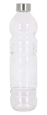 Glasflasche mehrfarbig 1 L wiederverwendbar rund