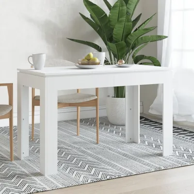 Produktbild von ZMH Esstisch Weiß 120x60x76 cm Holzwerkstoff