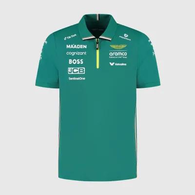 Produktbild von Aston Martin AMF1, Team, Poloshirt, Grün  M