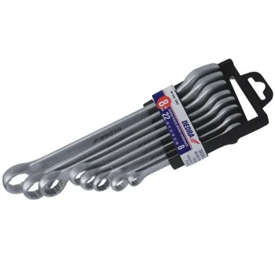 Produktbild von 12-tlg. Kombischlüssel CrV-Satz 6-14, 17, 19, 22 mm
