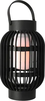 Image de Photophore solaire 2en1 avec effet de flamme - Lanterne de jardin ou lampe de table