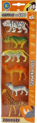 Produktbild von Spielzeug Tiere Safari "Tiger" - 6er Set