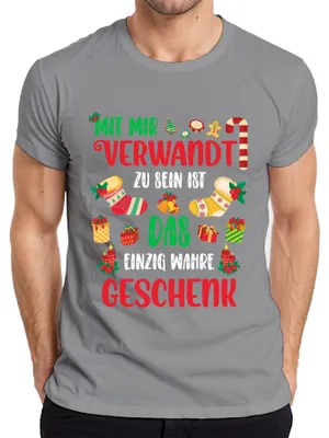 Obrázok produktu pre Súvisiaci darček - Vianočný darček Vianočné pánske tričko, sivé, 3XL