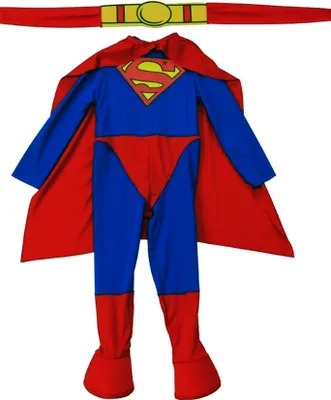 Produktbild von Superman - Kostüm - Kinder BN4675 (L) (Rot/Blau)