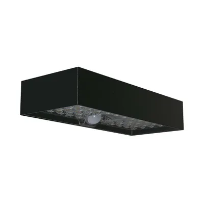 Zdjęcie produktu dla Kinkiet zewnętrzny solarny czarny z czujnikiem ruchu V-TAC IP65 VT-406-10307