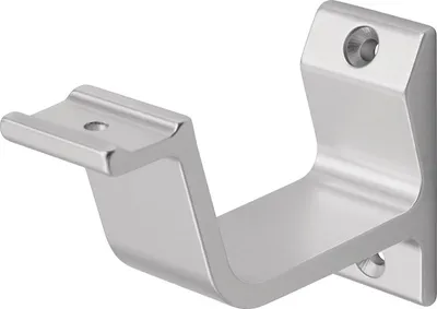 Immagine prodotto di Supporto per corrimano 3550 alluminio anodizzato argento supporto HERMETA