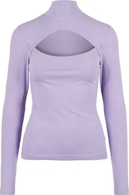 Produktbild von Urban Classics Ladies - Cut-Out Turtleneck Longsleeve - 5XL