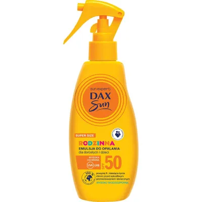 Obrázek produktu pro Dax Sun Rodzinna emulsja do opalania dla dorosłych i dzieci SPF50, 200ml