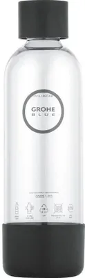 Produktbild von Blue Fizz Wasserflasche schwarz