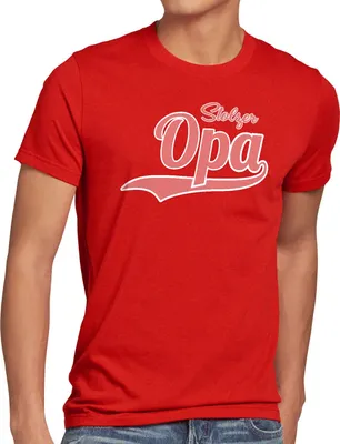 Produktbild von style3 Stolzer Opa Herren T-Shirt Großvater Fun Funshirt Spruch Spruchshirt