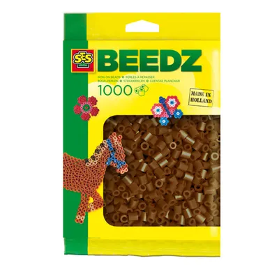 Zdjęcie produktu dla SES Koraliki do prasow.1000szt c.brąz 00725