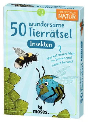 Produktbild von 50 wundersame Tierrätsel - Insekten
