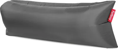 Produktbild von Fatboy Original Lamzac 3.0 Steel Grey – Aufblasbarer Luftsessel für Outdoor & Freizeit