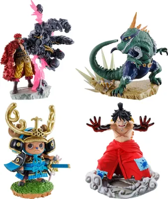 Immagine prodotto di One Piece Petitrama PVC Mini-Statue Logbox Re Birth Wanokuni Vol. 2 Set 9 cm
