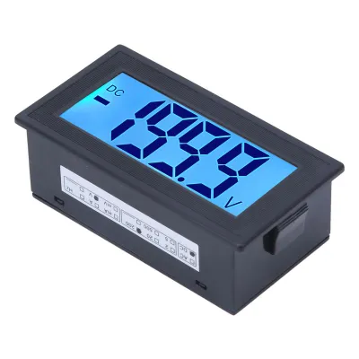 Zdjęcie produktu dla YB5135DB Cyfrowy woltomierz DC z wyświetlaczem LCD, miernik napięcia, zasilacz AC100-240V, DC 0-200V