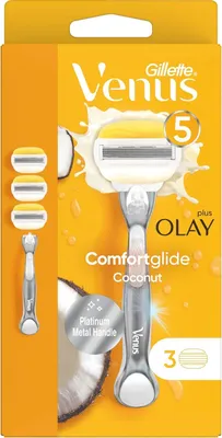 Produktbild von Gillette Venus comfortglide Damenrasierer Rasierergriff & 3 Klingen