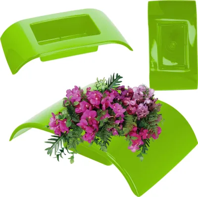 Obrázek produktu pro Květináč/květinový květináč – pro ikebana aranžmá – malý – zelený