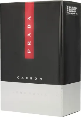 Produktbild von Prada Luna Rossa Carbon, Männer, 100 ml, Nicht nachfüllbare Flasche, Spray, ALCOHOL DENAT., WATER, FRAGRANCE, LIMONENE, LINALOOL, ETHYLHEXYL METHOXYCINNAMATE, COUMARIN,...