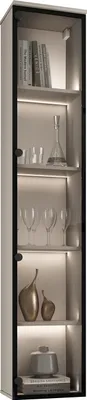 Produktbild von Hängevitrine Vitrine Vitrinenschrank FIVO 03 kaschmir  35x180x30cm