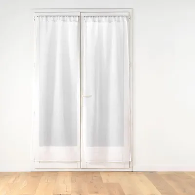 Image de Douceur d'Intérieur, tringle à rideaux droite, 2 pièces, 70 x 240 cm, avec galets blancs