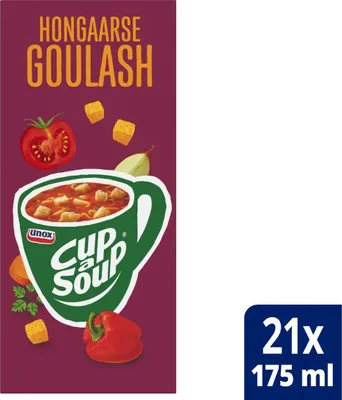 Produktbild von Unox Cup-a-Soup Ungarisches Gulasch 21 x 16 Gramm