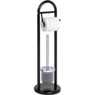 Produktbild von Famanu WC-Garnitur 2-in-1 – Toilettenbürste und Rollenhalter