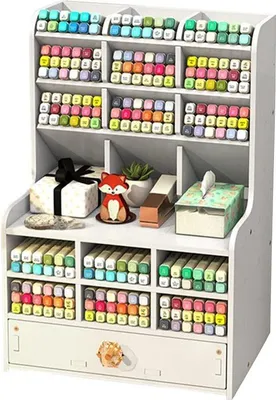 Produktbild von Famanu Büro-Organizer mit Schublade - DIY Stifthalter für Büro und Schule