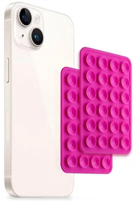 Produktbild von Selencia  2er-Pack Telefonhalter Saugnapf - Rosa