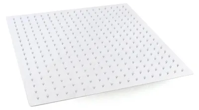 Obrázek produktu pro Sprchová hlavice – dešťová sprcha – 40 x 40 cm – čtvercová – nerezová ocel – ultratenká 0,9 cm